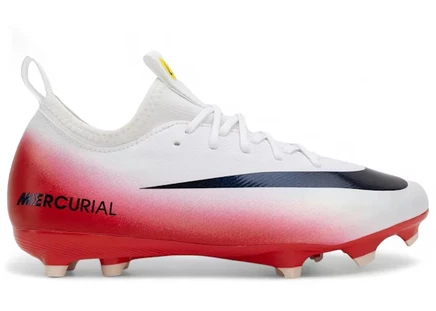 Детские бутсы Nike Zoom Vapor 16 Academy LV8 FG/MG, красно-белые