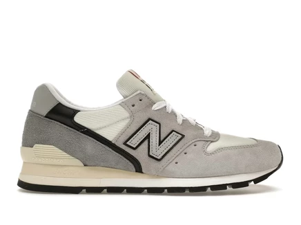 Мужские кроссовки New Balance 996 MiUSA, серо-бело-черные