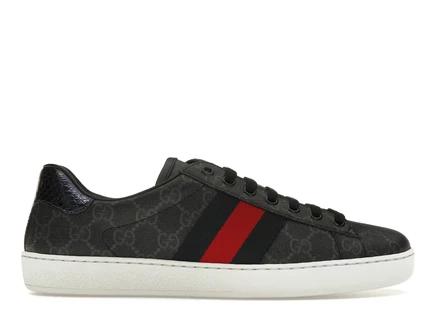 Мужские кроссовки Gucci Ace GG Supreme, черные
