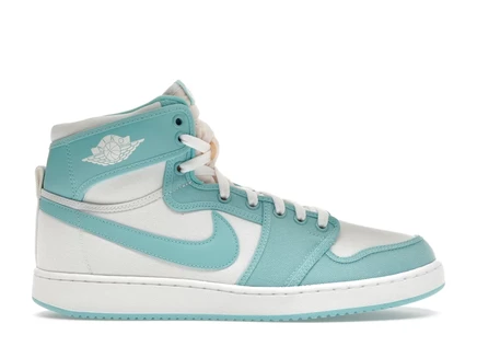 Мужские кроссовки Jordan 1 Retro AJKO, бледно-аква/белые