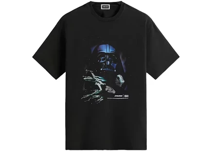 Мужская футболка Kith Darth Vader Space Poster винтажная, черная