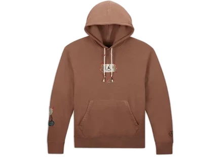 Мужское худи Travis Scott x Jordan Flight Graphic, коричневое