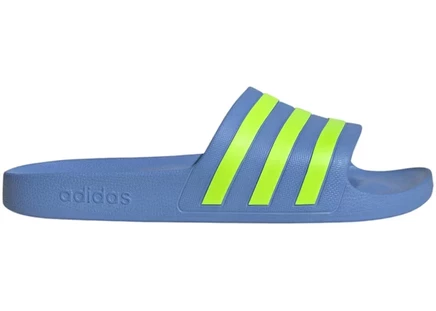 Мужские шлепанцы Adidas Adilette Aqua, сине-лимонные