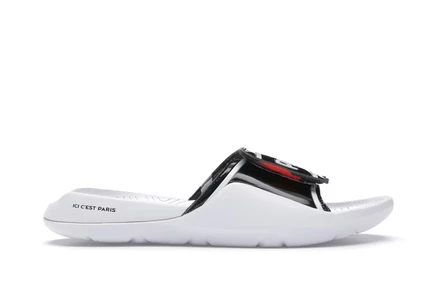 Мужские шлепанцы Jordan Hydro 7 V2 PSG, черно-белые