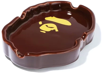 Унисекс пепельница Bape Ape Head, коричневая