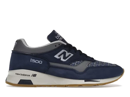 Мужские кроссовки New Balance 1500 MiUK Harris Tweed, тёмно-синие/серые