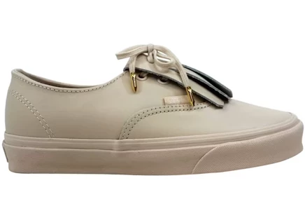 Мужские кеды Vans Authentic Fringe кожаные, нежно-розовые