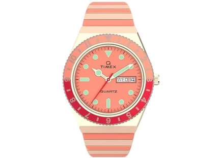 Женские часы Timex TW2V38600, сталь 36 мм, розовые