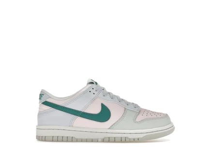 Детские кроссовки Nike Dunk Low GS, серый/бирюзовый/жемчужно-розовый