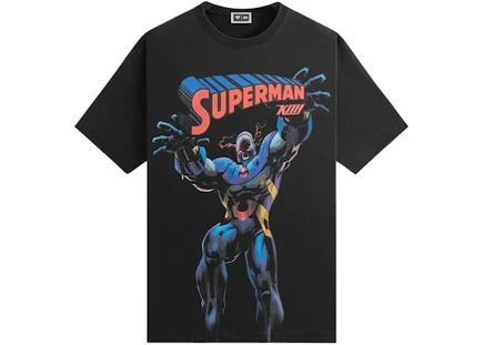 Мужская футболка KITH x Superman Darkseid, черная