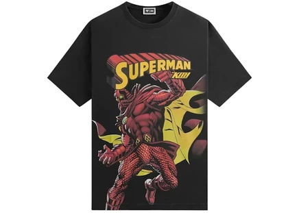 Мужская футболка KITH x Superman Zod, черная