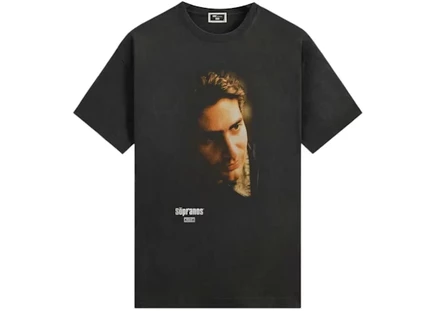 Мужская футболка Kith x The Sopranos Christopher Vignette, черная