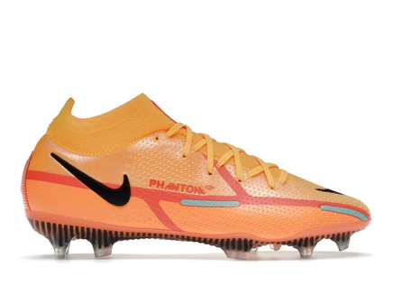 Мужские бутсы Nike Phantom GT2 Elite, оранжево-красно-черные