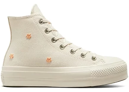 Женские кроссовки Converse Chuck Taylor Lift Platform Pearls, айвори