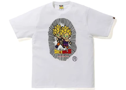 Мужская футболка Bape x Dragon Ball Z Baby Milo, белая