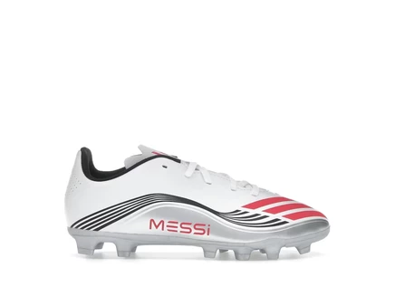 Детские бутсы adidas F50 Club FG/MG Messi Prestig10, белые