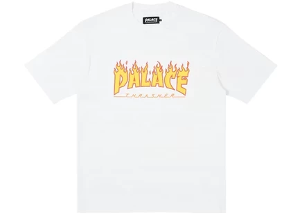 Мужская футболка Palace x Thrasher, белая