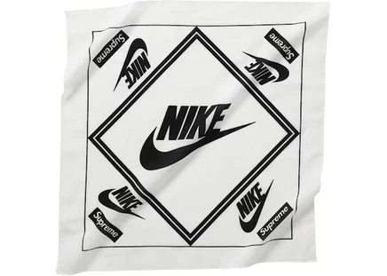 Унисекс бандана Supreme x Nike, белая