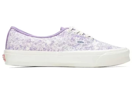 Мужские кеды vans og authentic lx acid wash, лавандовые