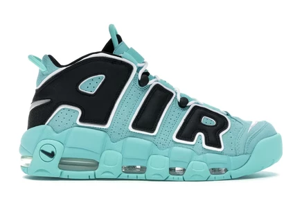 Мужские кроссовки nike air more uptempo, светло-аквамариновые