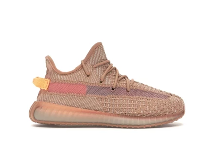 Детские кроссовки Adidas Yeezy 350 V2 Clay, терракотовые