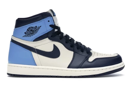 Мужские кроссовки Jordan 1 Retro High, обсидиан