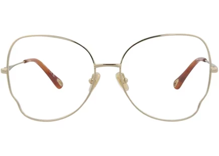 Женские оптические очки Chloe Cat Eye-Frame, золотистые