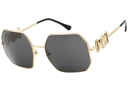 Унисекс очки Versace VE2248-100287, золотистые