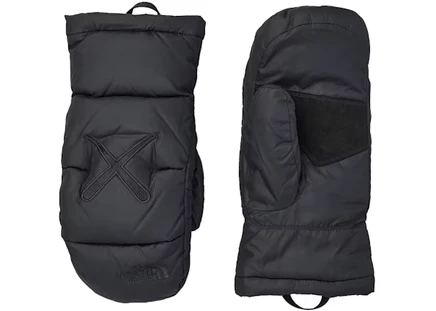 Мужские рукавицы KAWS x The North Face Nuptse, черные