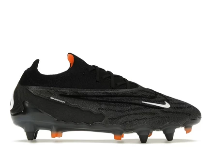 Мужские бутсы Nike Phantom GX SG‑Pro, черно-оранжевые