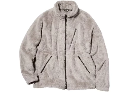 Унисекс флисовая куртка Uniqlo x Needles, бежевая