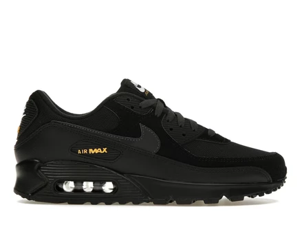 Мужские кроссовки Nike Air Max 90, черно-желтые