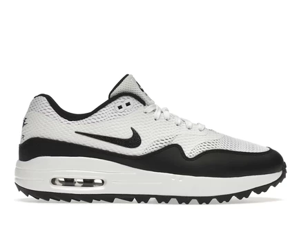 Мужские кроссовки Nike Air Max 1 Golf, бело-черные
