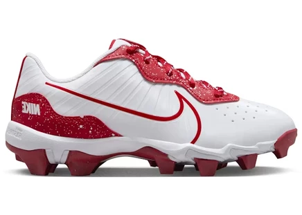 Детские кроссовки Nike Alpha Huarache 4, бело-красные
