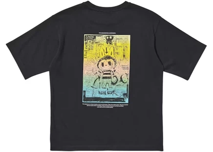Унисекс футболка Uniqlo UT Graphic 485523 x POP MART, черная