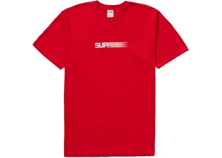 Мужская футболка Supreme Motion Logo SS20, красная