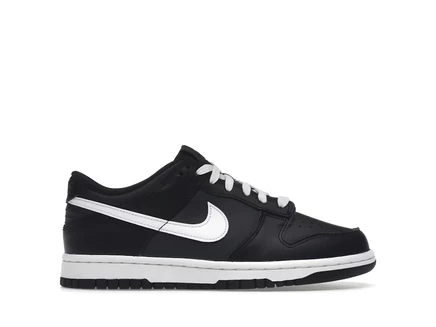 Детские кроссовки Nike Dunk Low, черно-белые (2022)