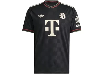 Мужская футболка Adidas Bayern Third, черная/слоновая кость