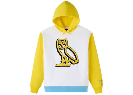 Худи OVO The Simpsons Homer бело-желтое