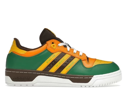 Мужские кроссовки Adidas Rivalry Low Human Made, зеленые