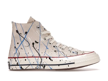 Мужские кеды Converse Chuck Taylor All Star 70 Hi с брызгами, экрю