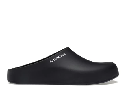Мужские шлепанцы Balenciaga Pool Closed Slide, черные
