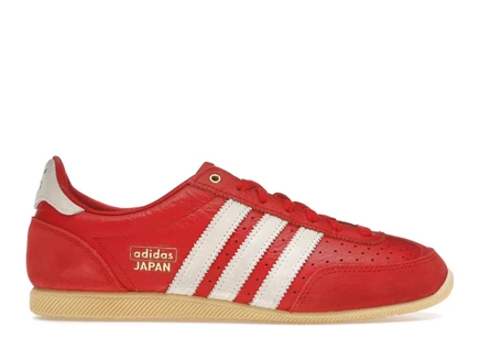 Женские кроссовки Adidas Japan, красно-молочные