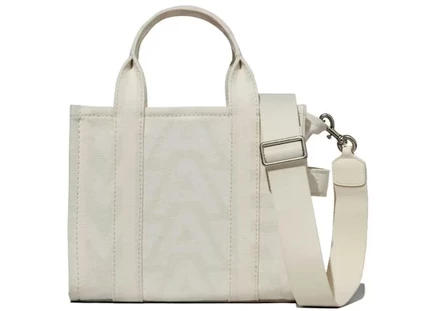 Женская сумка-тоут Marc Jacobs Monogram Small, молочно-белая