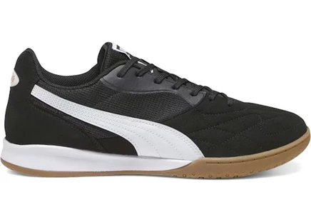 Мужские бутсы Puma King Top IT, черно‑белые