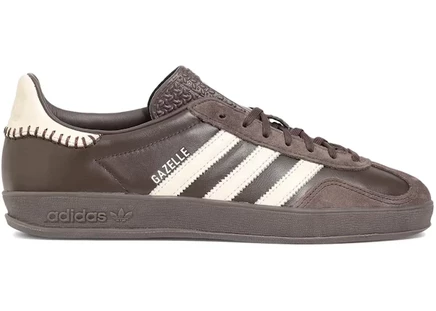Мужские кроссовки Adidas Gazelle Indoor, коричневые/белые
