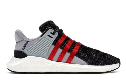 Мужские кроссовки Adidas EQT Support, черно-серо-красные