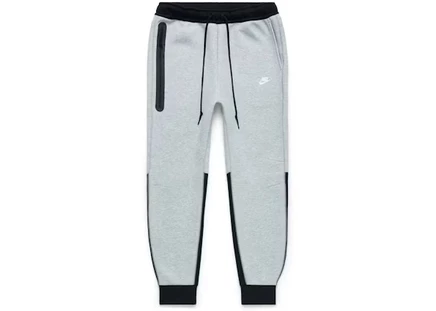 Мужские джоггеры Nike Tech Fleece, тёмно-серые/черные/белые