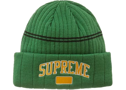 Унисекс шапка Supreme с флисовой подкладкой, зеленая