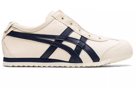 Детские слипоны Onitsuka Tiger Mexico 66 Slip-On, бежево-синие